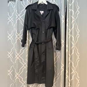 Worthington black trenchcoat Size 16WP